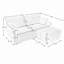 Canapé modulaire avec repose-pieds, configurable, structure en bois massif en chenille de qualité supérieure, coussins à haute résilience, idéal pour les salons, les bureaux à domicile et les salons-2129841394-2129841359