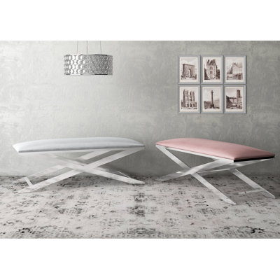 Aston-Lee Velvet Upholstered Bench