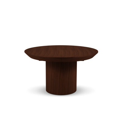 Round Solid Wood Pedestal Dining Table