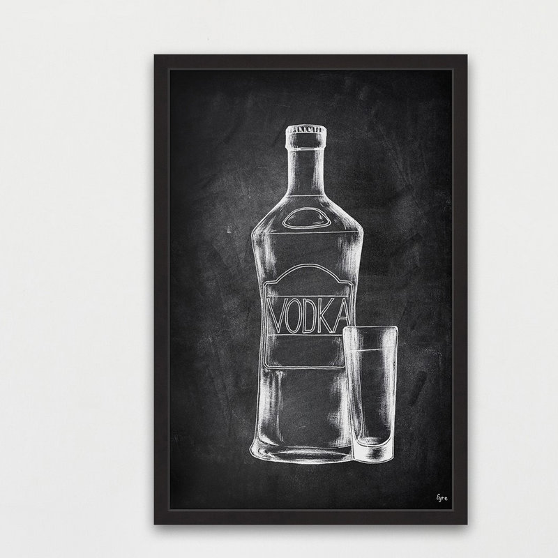 " Vodka Bottle " by Eyre Tarney, 18" H x 12" W x 1.5" D