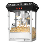 Great Northern Popcorn 8oz Popper Machine - Countertop Popcorn Machine- Antique Style Movie Night Popper- 8oz Kettle, Old Maids Drawer, Warming Tray & Scoop 