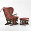 Chaise berçante et repose-pieds Azariyah Konfor-709691559-745961577