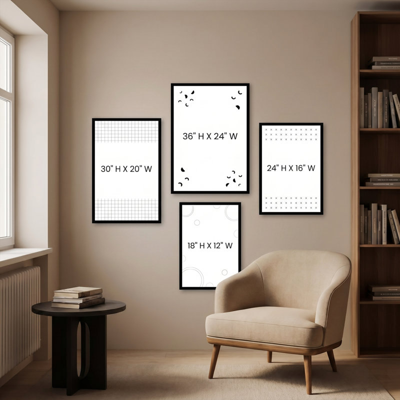 Toile noire encadrée en bois noir pour salon, chambre à coucher, bureau ou vestibule - décoration murale décorative avec motif de cheval