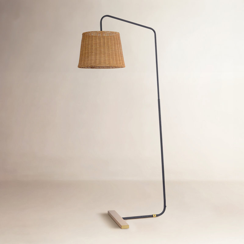 Belton 61'' Black Arched Floor Lamp