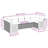 Vidaxl Garden Sofa Set Grey-129541526