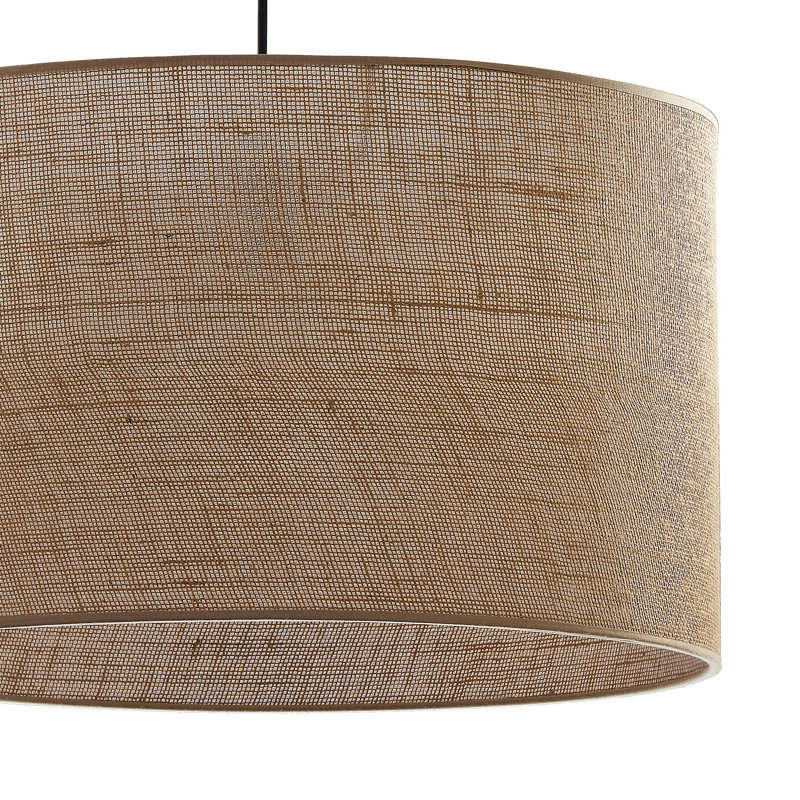 Heathrow 3 - Light Stainless Steel Drum Pendant