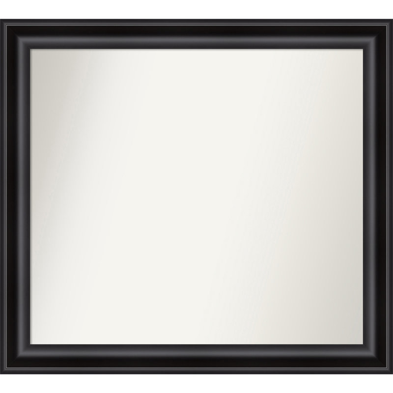 Miroir d'appoint mural en plastique Churchton, 37,75 po x 41,75 po