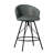 Upholstered Counter Stool With Metal Frame-2126321954-2126321955