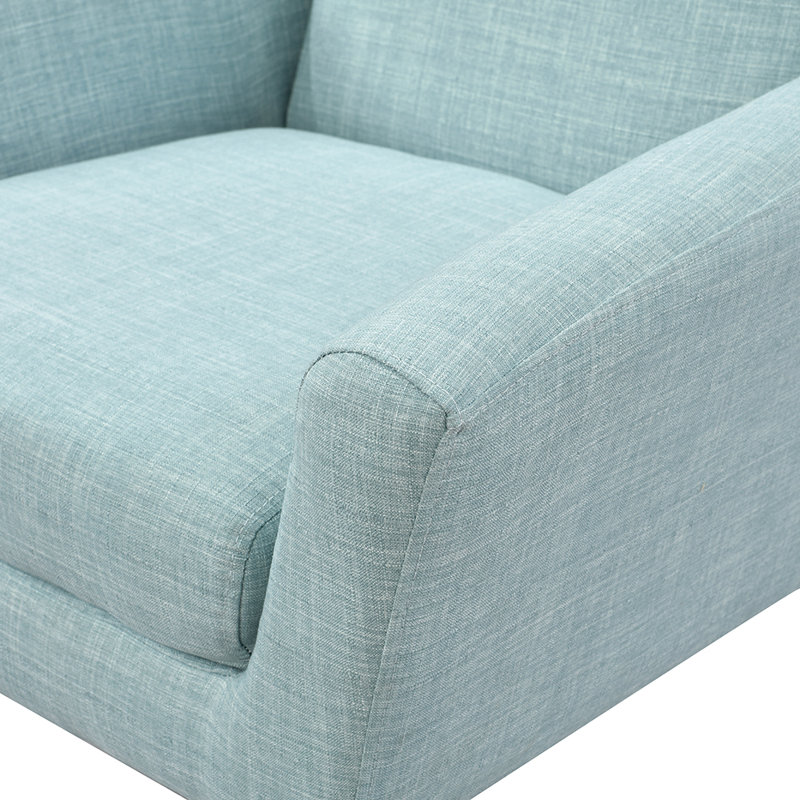 Fauteuil large 30 po Wellesley, Lin bleu clair