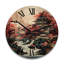 Asian Art Landscape - Asian Oversized Wood Wall Clock-1038098533