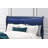 Twin Bed Solid Wood 1 Piece Blue - Transitional Style