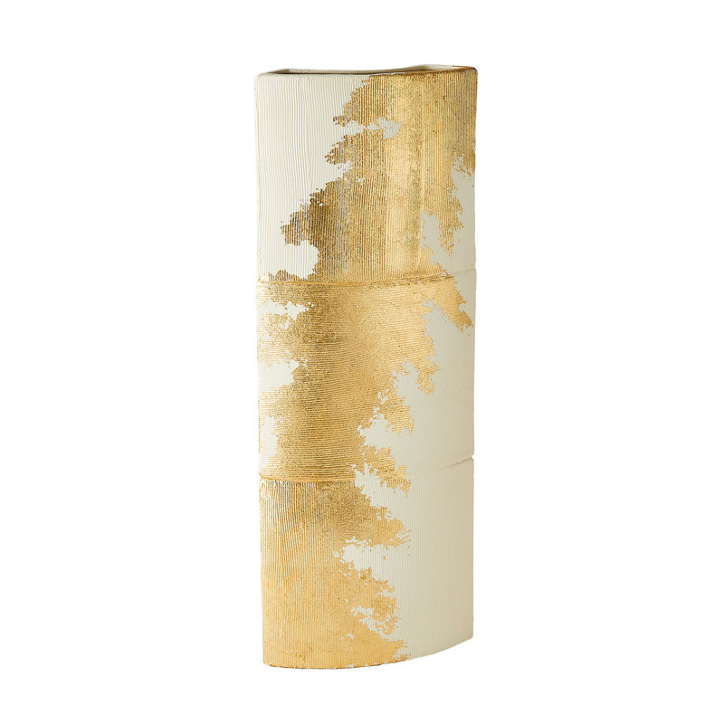 Vase Splashy, H 29 po x l 10,75 po x P 4,25 po