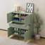 Armoire de rangement polyvalente en bois avec 4 portes et 2 tiroirs pour une organisation efficace et une esthétique moderne