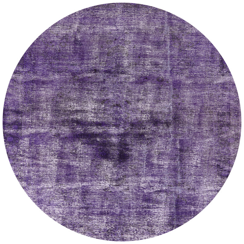 Coppin Abstract Indoor Rug, Round 4'