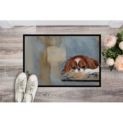Tapis de porte pour l’extérieur antidérapant japanese chin