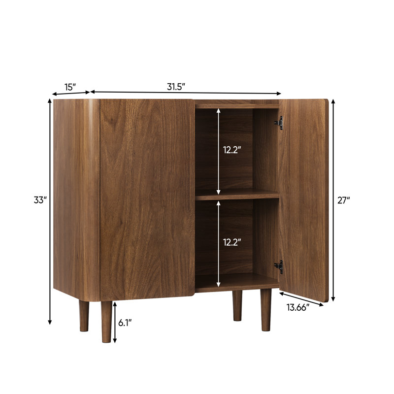 Armoire de bar moderne avec rangement Accent Cabinets