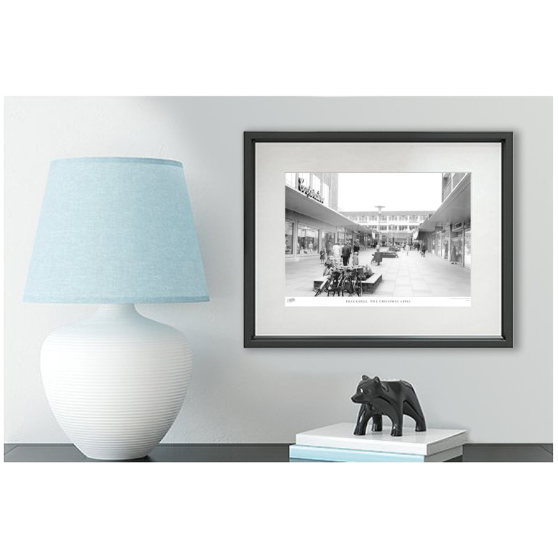 Bracknell, The Crossway C1965 - Single Picture Frame Print, 28cm H X 36cm W x 2cm D