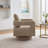 29.12" W Pillow Back Hollow Arm Swivel Accent Armchair (Set Of 2)-103230808