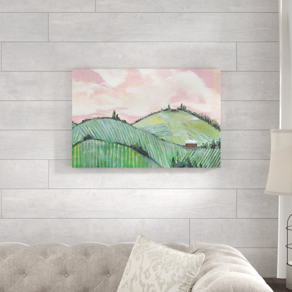 " Green Hills Pink Sky " Red Barrel Studio®