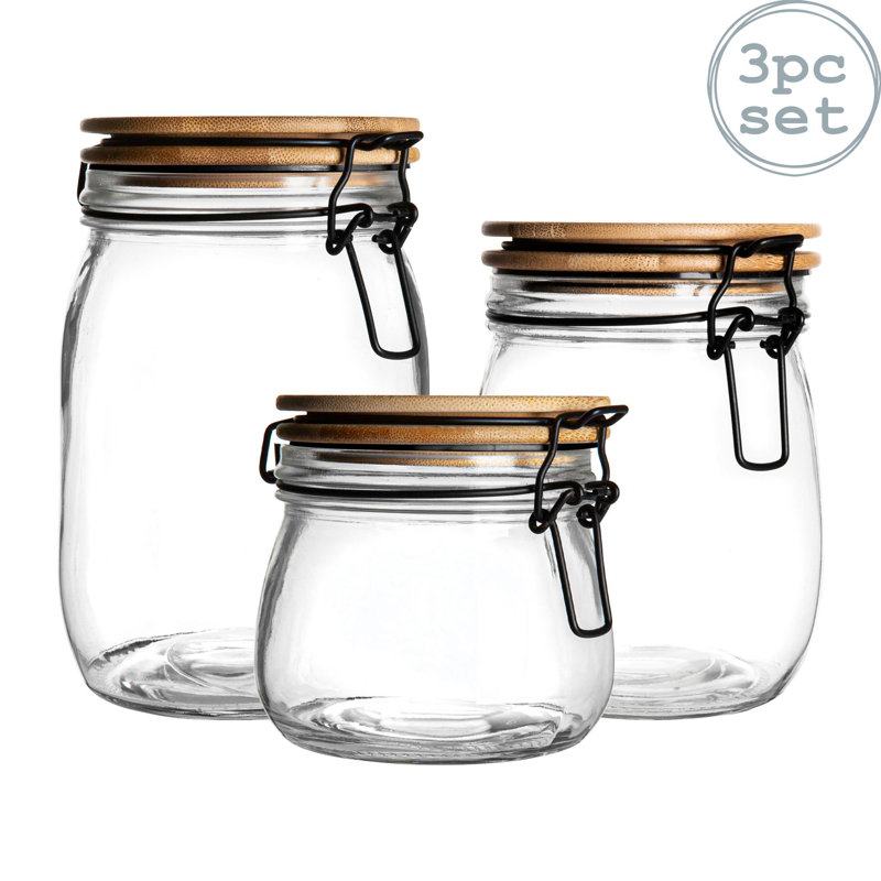 Metal Jar - Set of 3