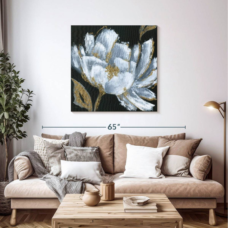 Midnight Bloom, 39" H x 39" W