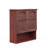 Brogden Removable Two-Door Wall Cabinet with Adjustable Shelf and Open Display Shelf