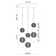 Onyx 12 - Light LED Cluster Pendant