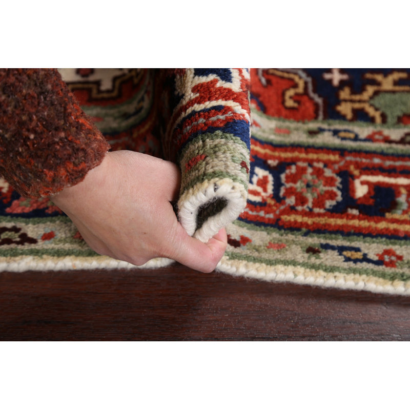 Tapis oriental géométrique en laine 3x5