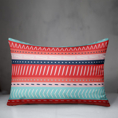 Striped Outdoor Throw Pillow