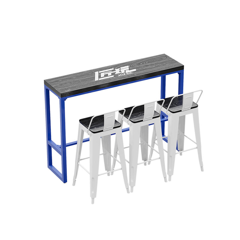 Ensemble de table haute et de chaises style industriel L 15,8 po, H 41,4 po x L 59,1 po x l 15,8 po