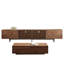 Ensemble de table basse et meuble télé 2 pièces Kaelem
