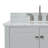 Flynt 43'' Single Bathroom Vanity with Carrara Marble Top-64627256