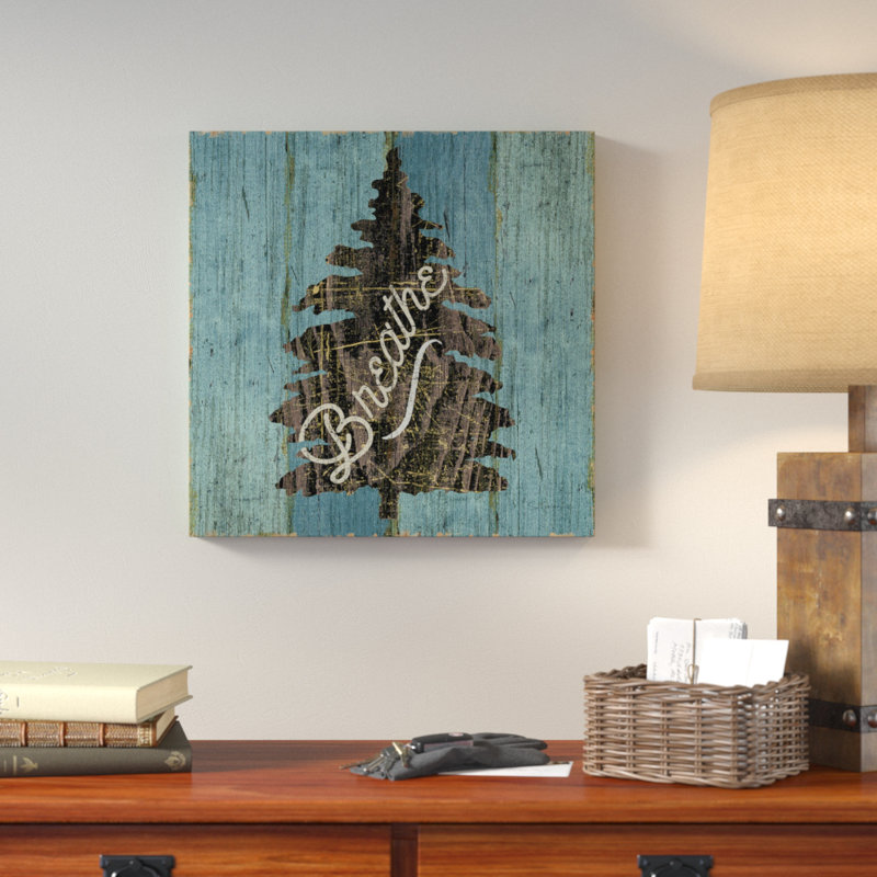 Reproduction d’art sur toile tendue, "lake", H 37 po x l 37 po x P 1,5 po, Toile avec cadre noir, Pas de tapis