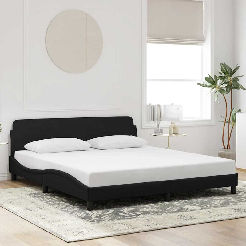 Bed Frame, Super King (6'), Black