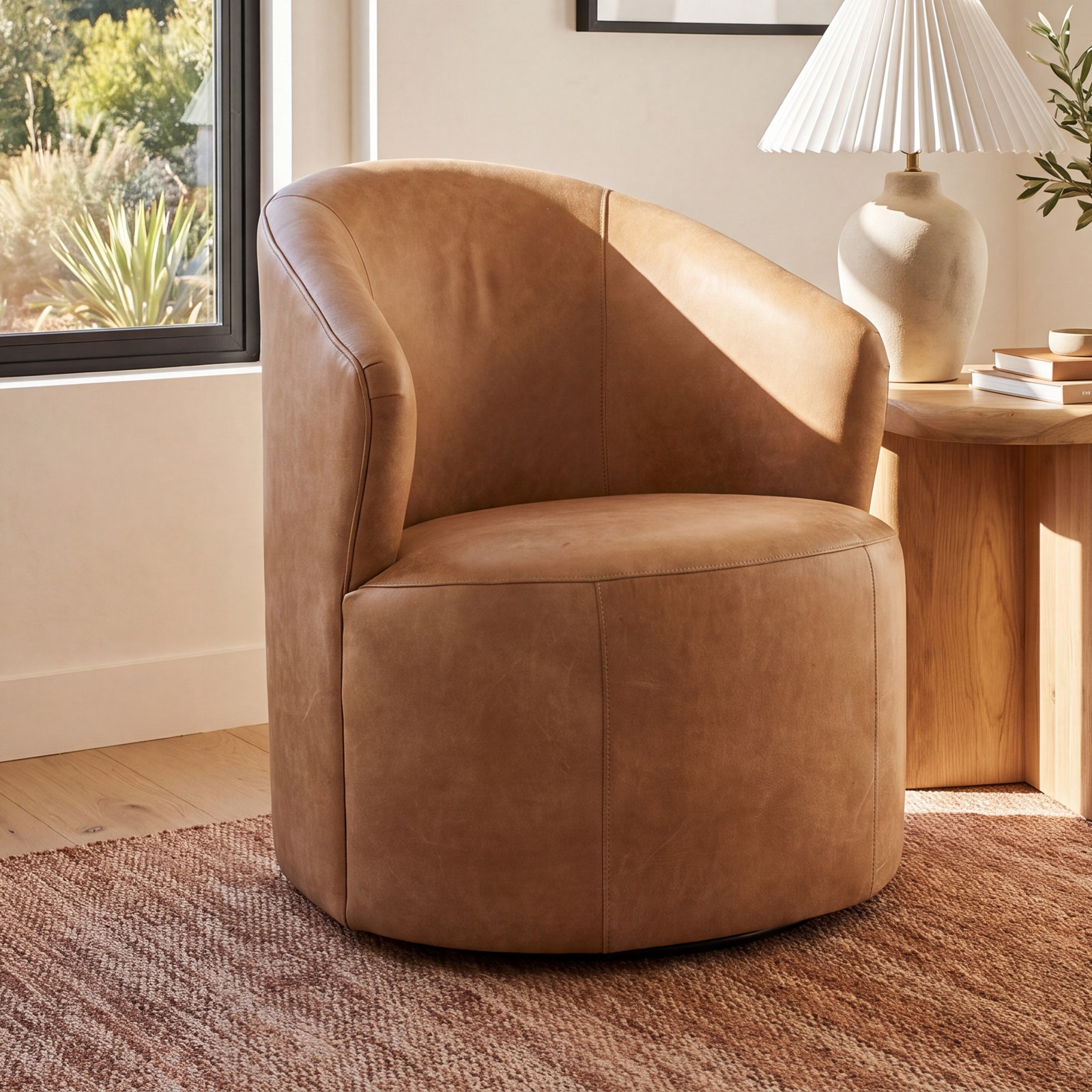 Deryn Swivel Barrel Chair