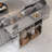 60" Luxury Full-Length Mirror Console Table