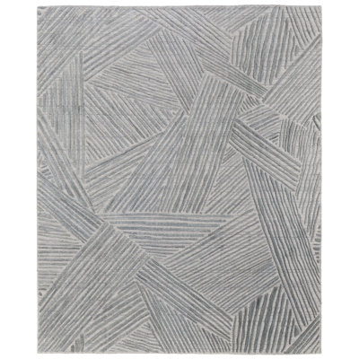 Elias Modern Abstract Green Area Rug