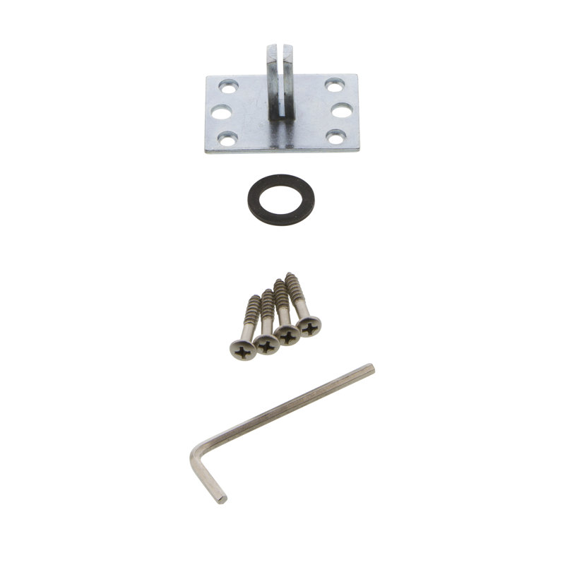Viaggio Quadrato Hammered Texture Rosette Single Dummy with Quadrato Knob, Satin Nickel