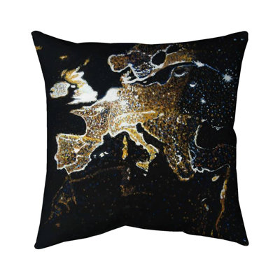 european continent - 16"x16" Throw pillow - Poly twill - Print on demand