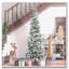 Arbre de Noël artificiel pin enneigé 7,5 pi
