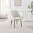 Ophelia Luxury Fabric Upholstered Dining Chair with Metal Legs-710157957