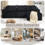 3 Seater Corduroy Sofa-700712680