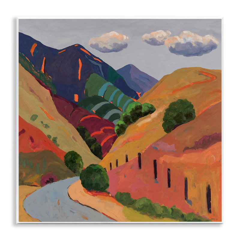 «Wanaka Valley Landscape», plaque murale par Jenny Wantuch
