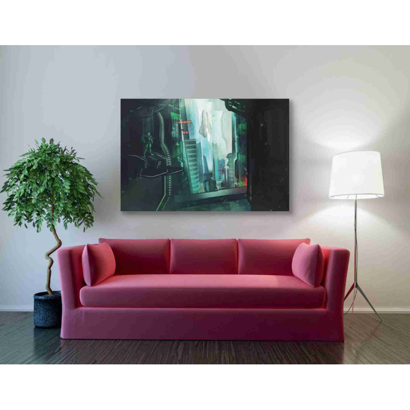 'Digital Age' by Jonathan Lam, Canvas Wall Art, 40" H x 60" W x 1.5" D