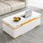 Table basse à plateau relevable avec 4 tabourets de rangement, table basse moderne avec plateau pliable, table basse réglable multifonctionnelle pour le salon