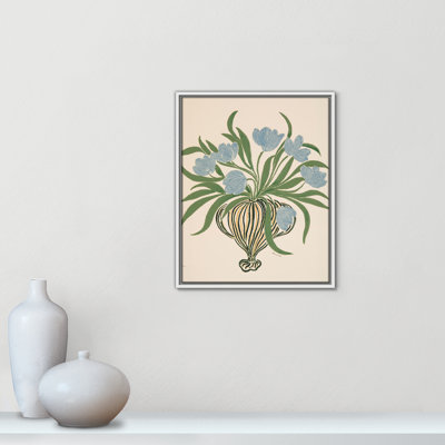 Colette La Poire Blue Tulips Print by Camilla Bergqvist
