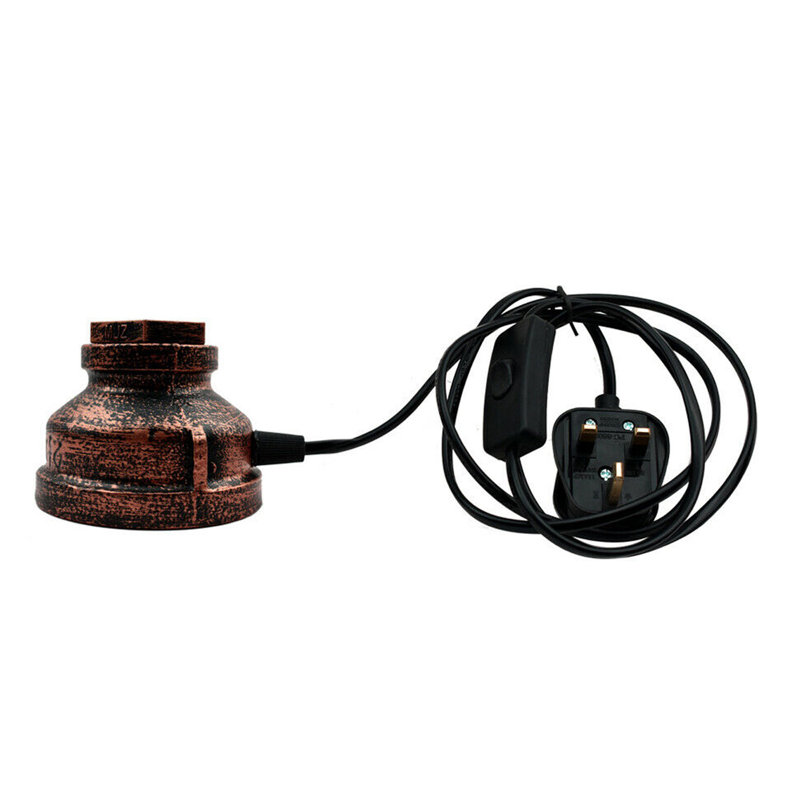 Kaylum Metal Novelty Lamp, Rustic Red