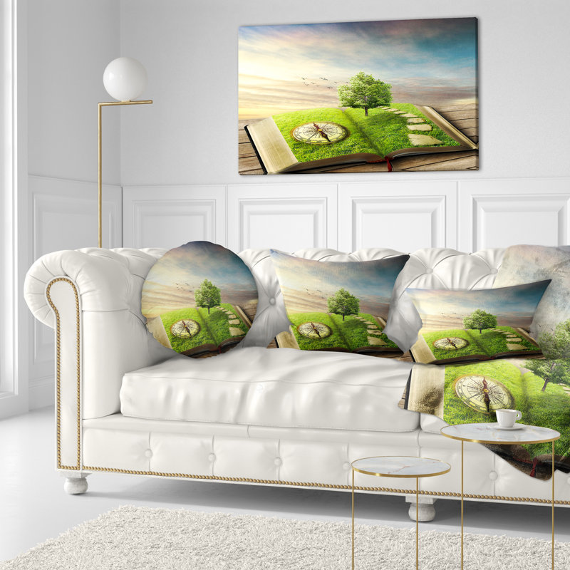Coussin Book of Life with Greenery