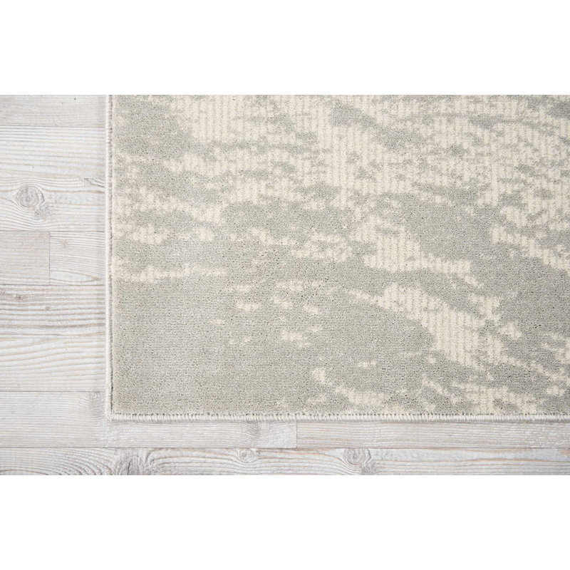 Tapis ivoire moderne moderne, Tapis de couloir 2 pi 2 po x 7 pi 6 po