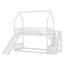Lit superposé avec glissière convertible House, escalier de rangement pouvant être placé à gauche ou à droite-249447754